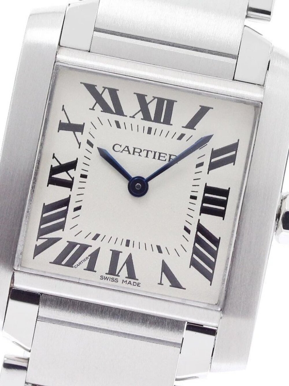 CARTIER Tank Francaise MM WSTA0005 beige Dial Quartz Boy's Watch_957301